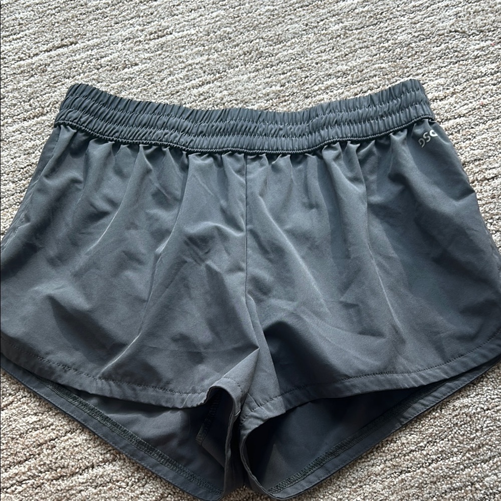 DSG Gray Athletic Shorts Lightweight Performance Design